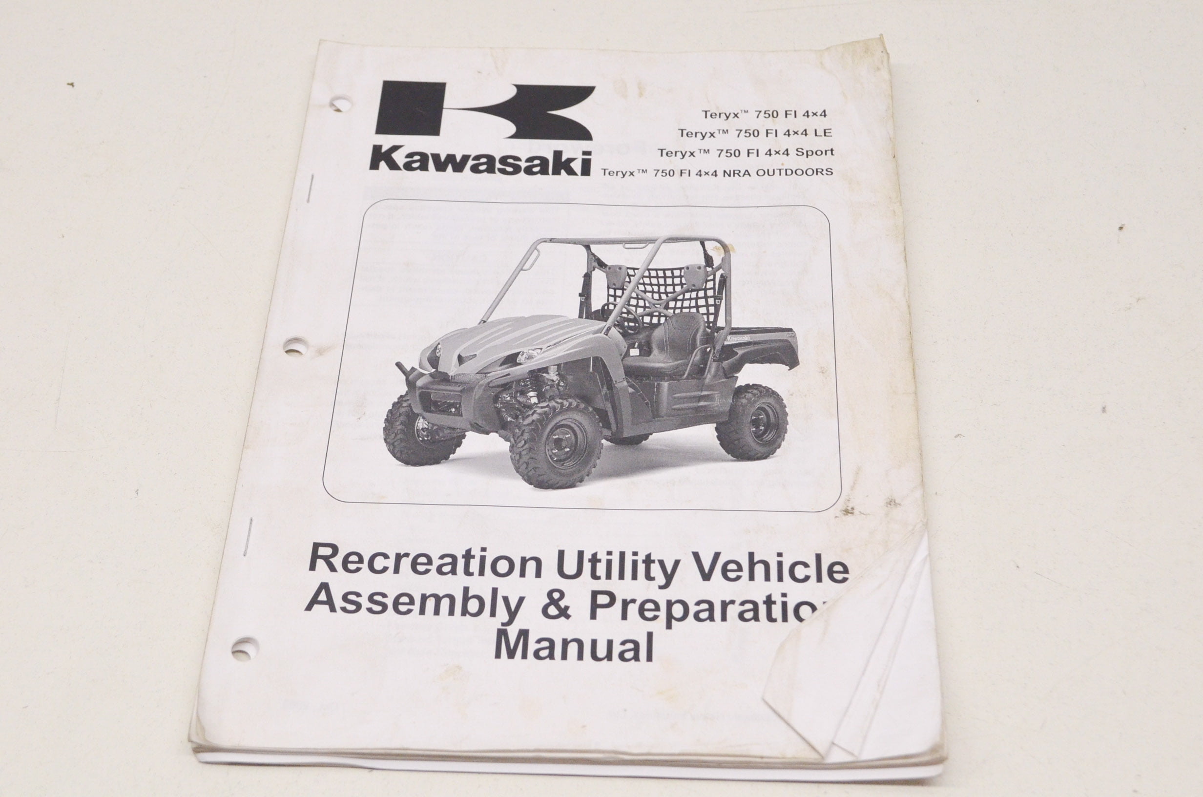 ... Array - kawasaki 99931 1509 01 teryx 750 assembly u0026 preparation manual qty 1 rh walmart